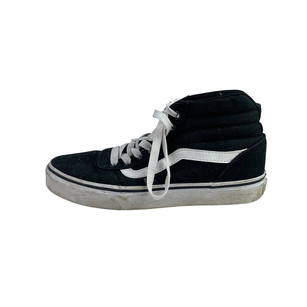 Vans Ward Women's Black Canvas Lace Up High Top Skate Sneakers Shoes Size 6